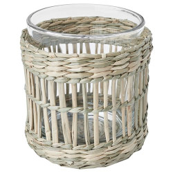 IKEA SLIPPRIG - tealight mumluk (saz el yapımı)