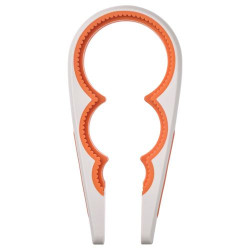 UPPFYLLD - kavanoz açacağı, 21 cm (beyaz-turuncu)