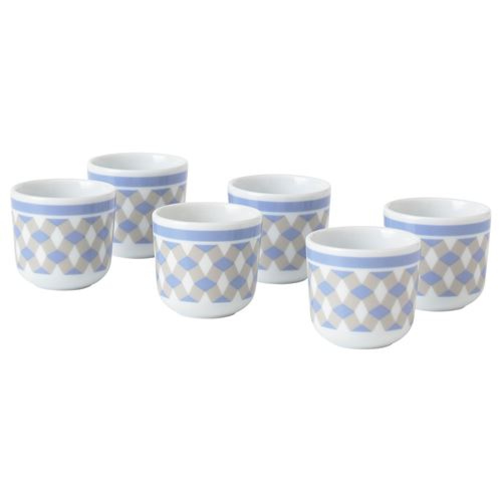 IKEA GOKVÄLLÅ - fincan takımı, 6 cl (çok renkli-desenli)