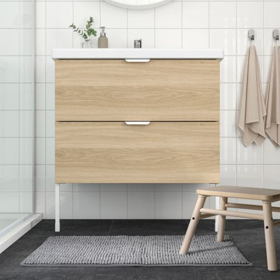 ikea-toftbo-banyo-paspası-50x80-cm-gri-beyaz-gri-beyaz