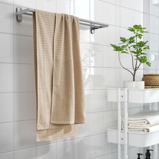 IKEA VÅGSJÖN - banyo havlusu, 70x140 cm (açık bej)
