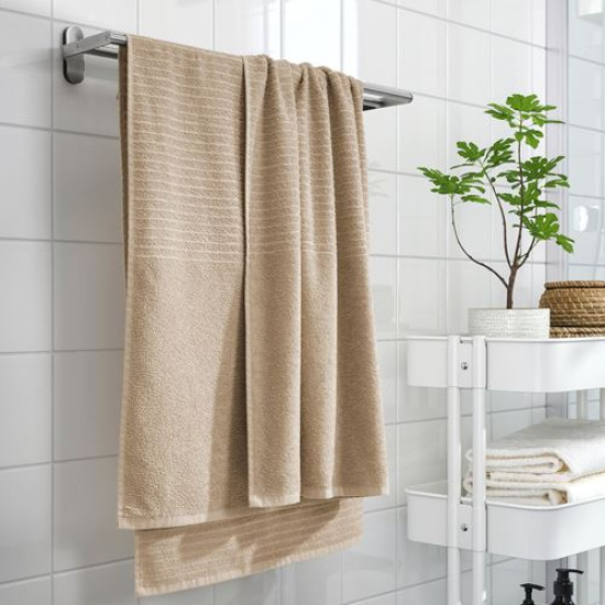 ikea-v-gsjön-banyo-havlusu-100x150-cm-açık-bej