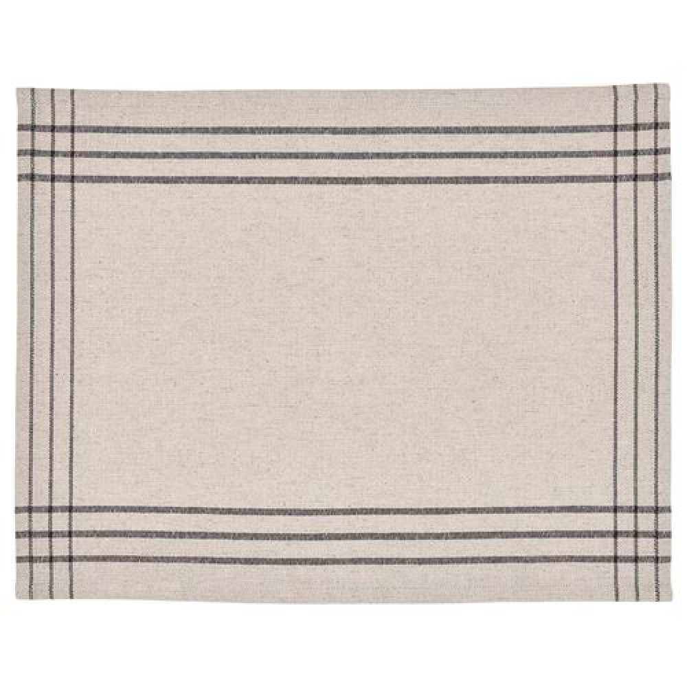 IKEA VÅRARV - amerikan servis, 35x45 cm (koyu gri-natürel)