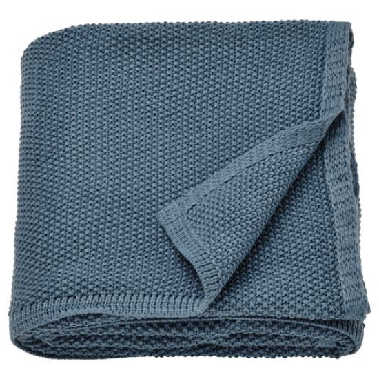 ikea-humlemott-örtü-130x170-cm-mavi-gri-mavi-gri