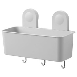 IKEA RÅNEN - duş sepeti, 26x21 cm (gri)