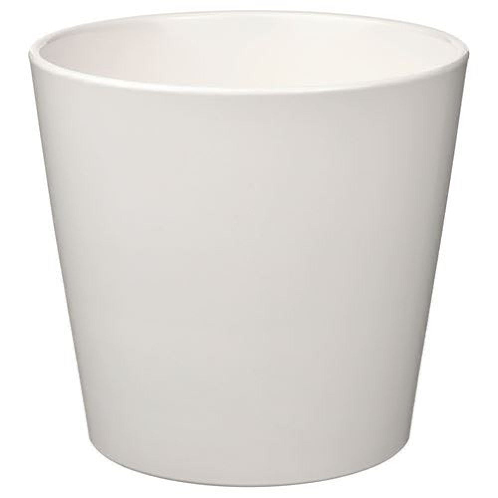 IKEA SOJABÖNA - toprak saksı, 19 cm (beyaz)