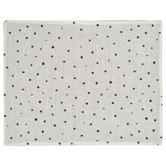 IKEA NISSÖGA - amerikan servis, 45x35 cm (beyaz-koyu mavi) beyaz-koyu mavi