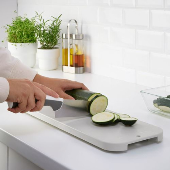 IKEA LILLHAVET - kesme tahtası, 48x17 cm (açık gri) açık gri