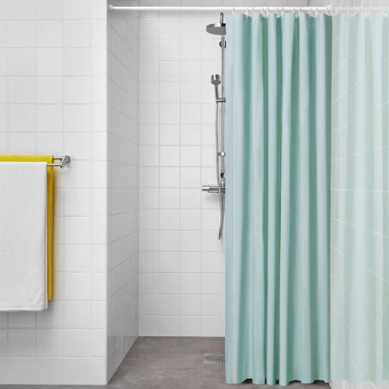 ikea-luddhagtorn-duş-perdesi-180x200-cm-turkuaz-turkuaz
