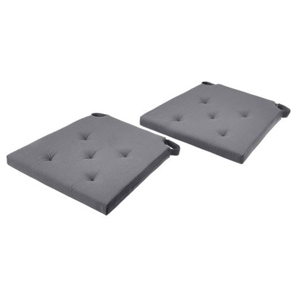 IKEA JUSTINA - sandalye minderi, 42/35x40x4 cm (gri)