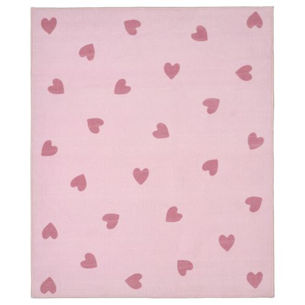 IKEA BARNDRÖM - çocuk halısı, 133x160 cm (pembe)