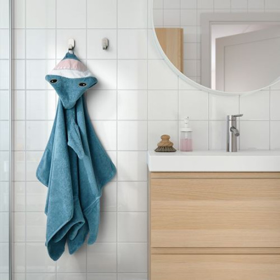 ikea-bl-vingad-çocuk-banyo-havlusu-70x140-cm-mavi-gri