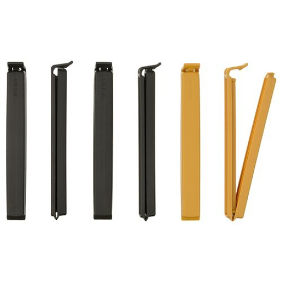 BEVARA - paket mandalı (antrasit-koyu sarı)