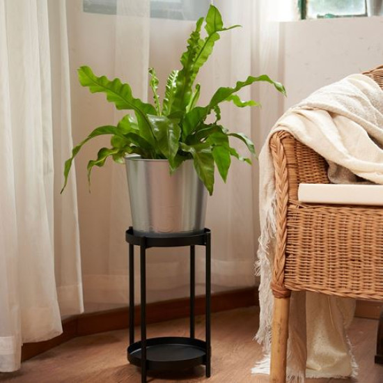 IKEA ÅKERBÄR - çelik saksı, 19 cm (galvanizli)