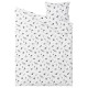IKEA AFTONSPARV - çocuk nevresim takımı, 150x200/50x60 cm (siyah-beyaz) siyah-beyaz