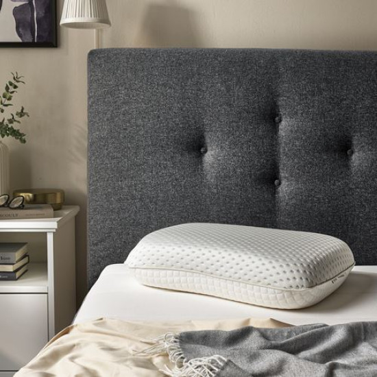 IKEA RAMSLÖKSMAL - ergonomik yastık, 41x52 cm (mavi-beyaz) mavi-beyaz
