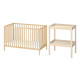 IKEA SNIGLAR - bebek mobilya seti, 60x120 cm (kayın)