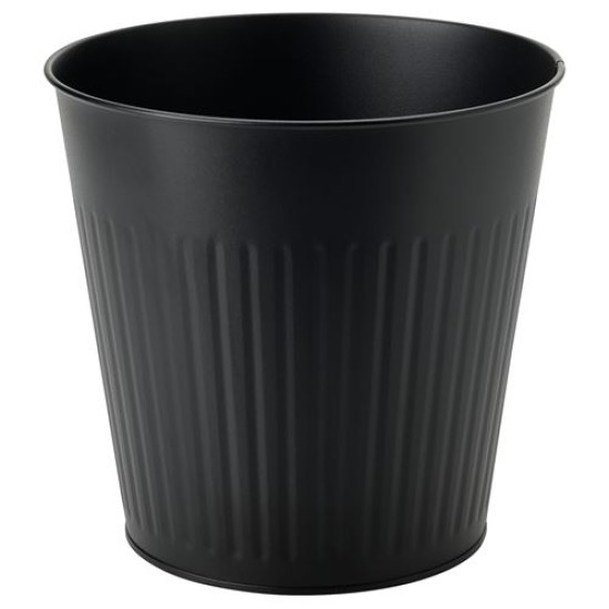 ikea-citronmeliss-çelik-saksı-24-cm-antrasit