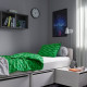 IKEA BLÅSKATA - çocuk nevresim takımı, 150x200/50x60 cm (yeşil) yeşil