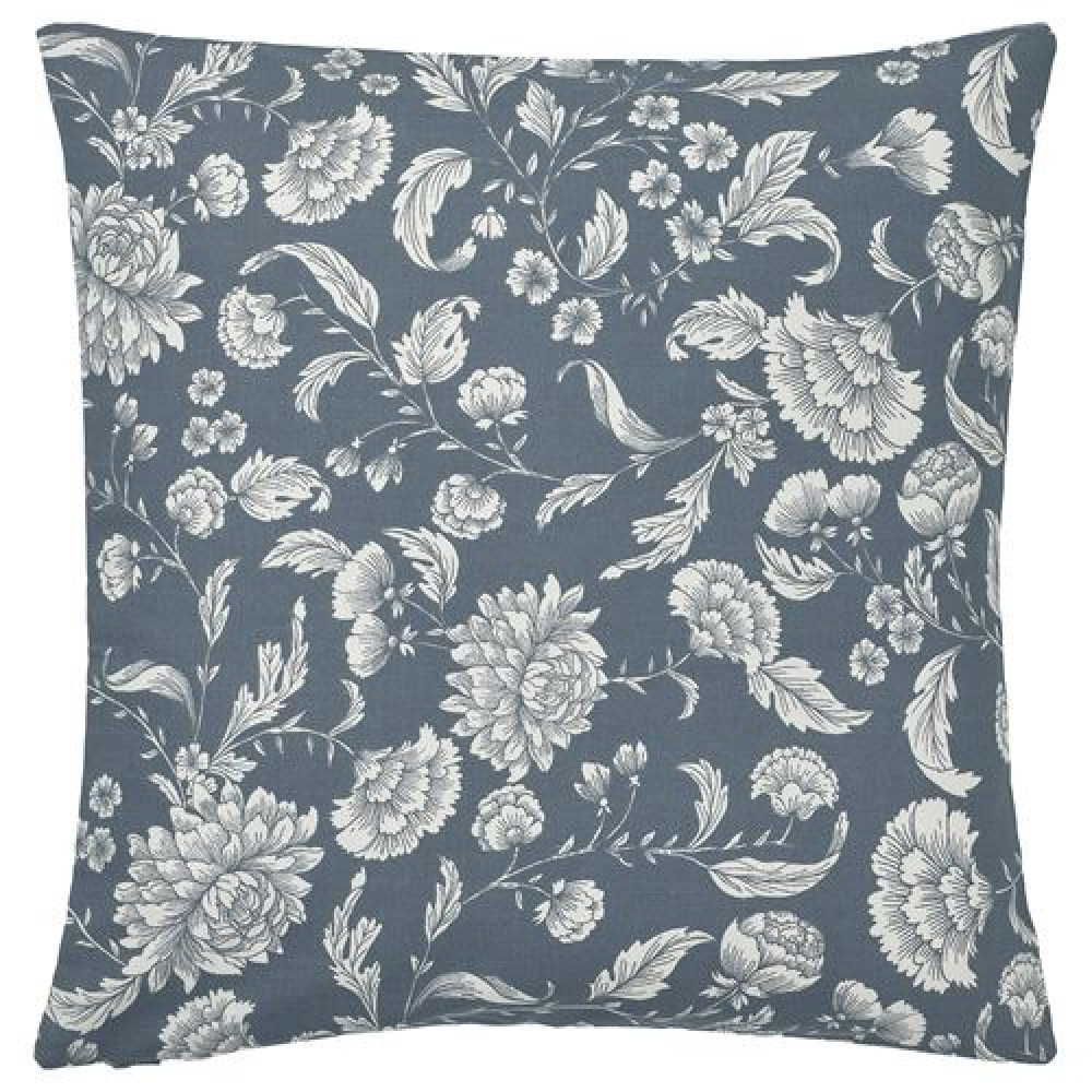IKEA IDALINNEA - kırlent kılıfı, 50x50 cm (koyu gri-mavi)