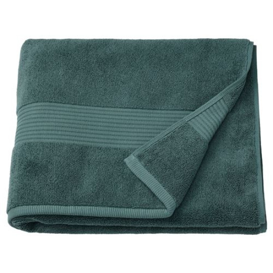 ikea-fredriksjön-banyo-havlusu-70x140-cm-gri-turkuaz-gri-turkuaz