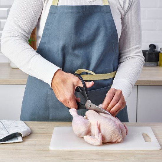 IKEA SVARTFISK - mutfak makası, 22 cm (paslanmaz çelik-siyah) paslanmaz çelik-siyah