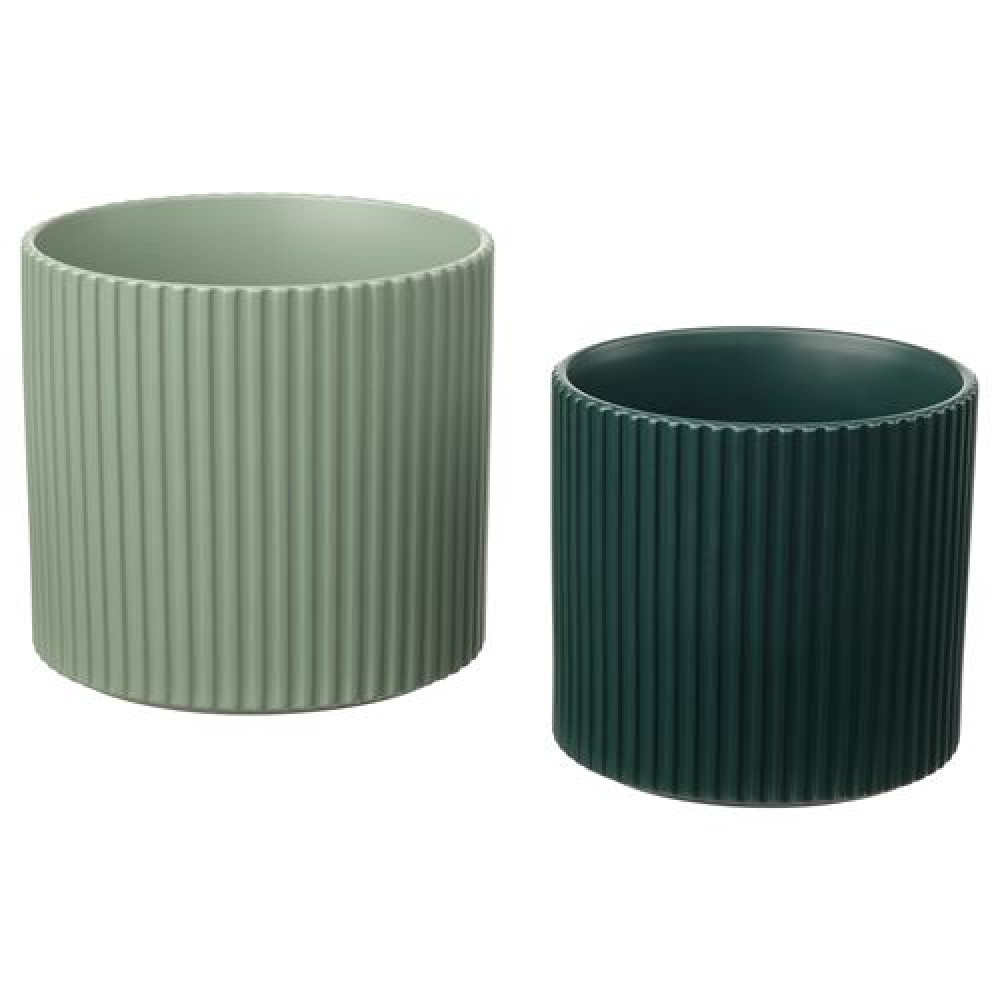 IKEA DAKSJUS - toprak saksı (yeşil)