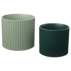 IKEA DAKSJUS - toprak saksı (yeşil)