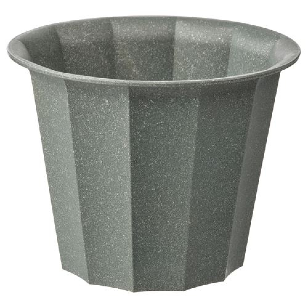 IKEA BUSKVERK - alüminyum saksı, 9 cm (gri)