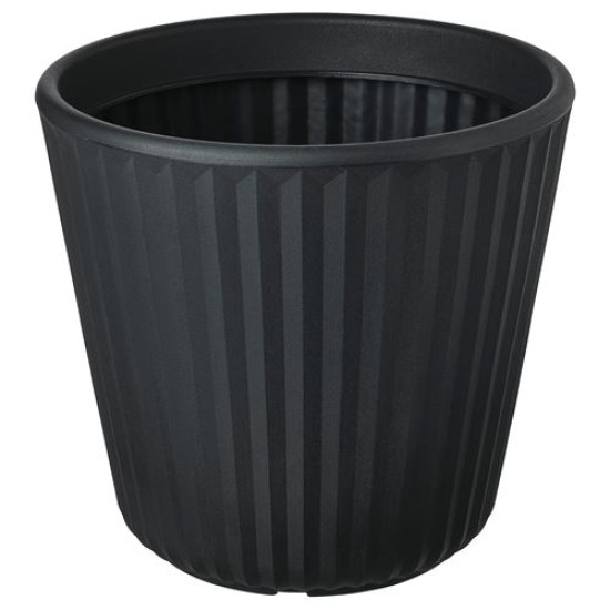 ikea-björnbambu-plastik-saksı-32-cm-koyu-gri