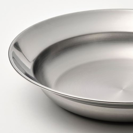 IKEA GRILLTIDER - çukur tabak, 21 cm (paslanmaz çelik) paslanmaz çelik