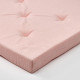 IKEA JUSTINA - sandalye minderi, 42/35x40x4 cm (pembe-beyaz)