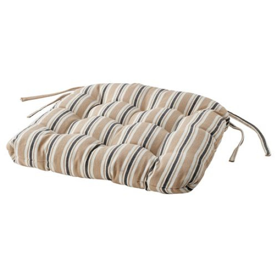 IKEA VATTENMOTT - sandalye minderi, 40x38x5.0 cm (bej) bej