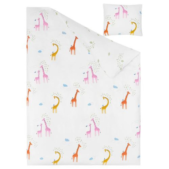 IKEA BERGFINK - çocuk nevresim takımı, 150x200/50x60 cm (çok renkli) çok renkli