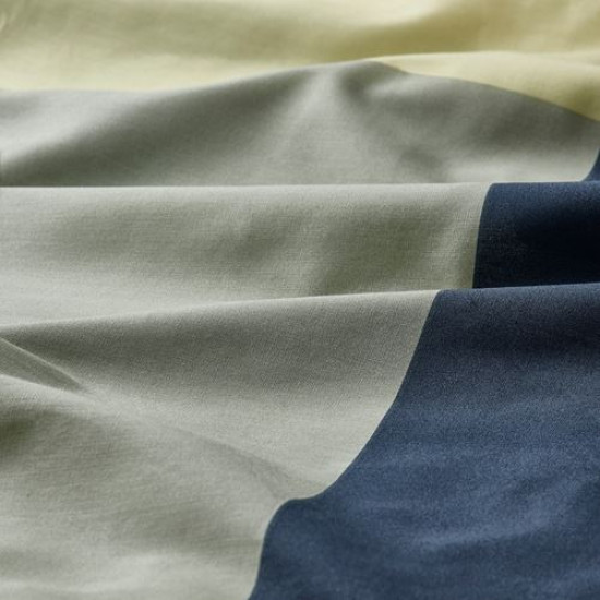 IKEA BRUNKRISSLA - yastık kılıfı, 50x60 cm (yeşil-çok renkli)