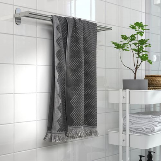 IKEA FJÄLLSTARR - banyo havlusu, 70x140 cm (koyu gri)