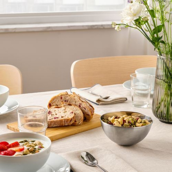 IKEA BLANDA BLANK - çelik servis kasesi, 12 cm (paslanmaz çelik) paslanmaz çelik