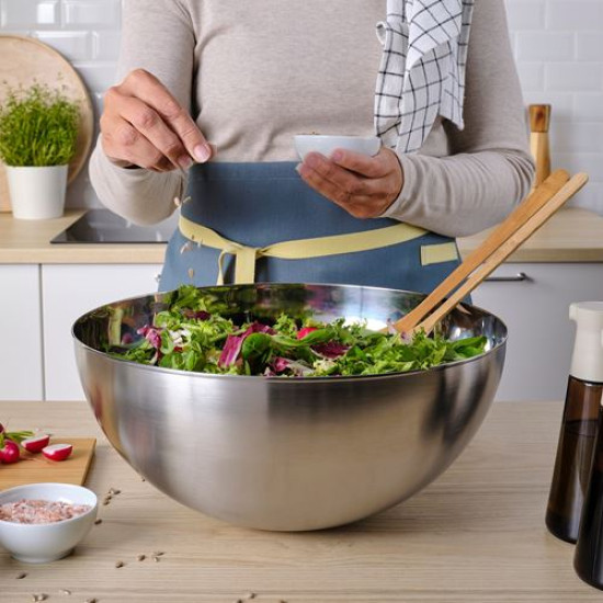 IKEA BLANDA BLANK - çelik servis kasesi, 36 cm (paslanmaz çelik) paslanmaz çelik