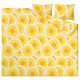 IKEA KRANSMALVA - çift kişilik nevresim seti, 240x220/50x60 cm (sarı) sarı