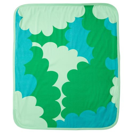 IKEA GRÖNFINK - bebek battaniyesi, 80x100 cm (yeşil)