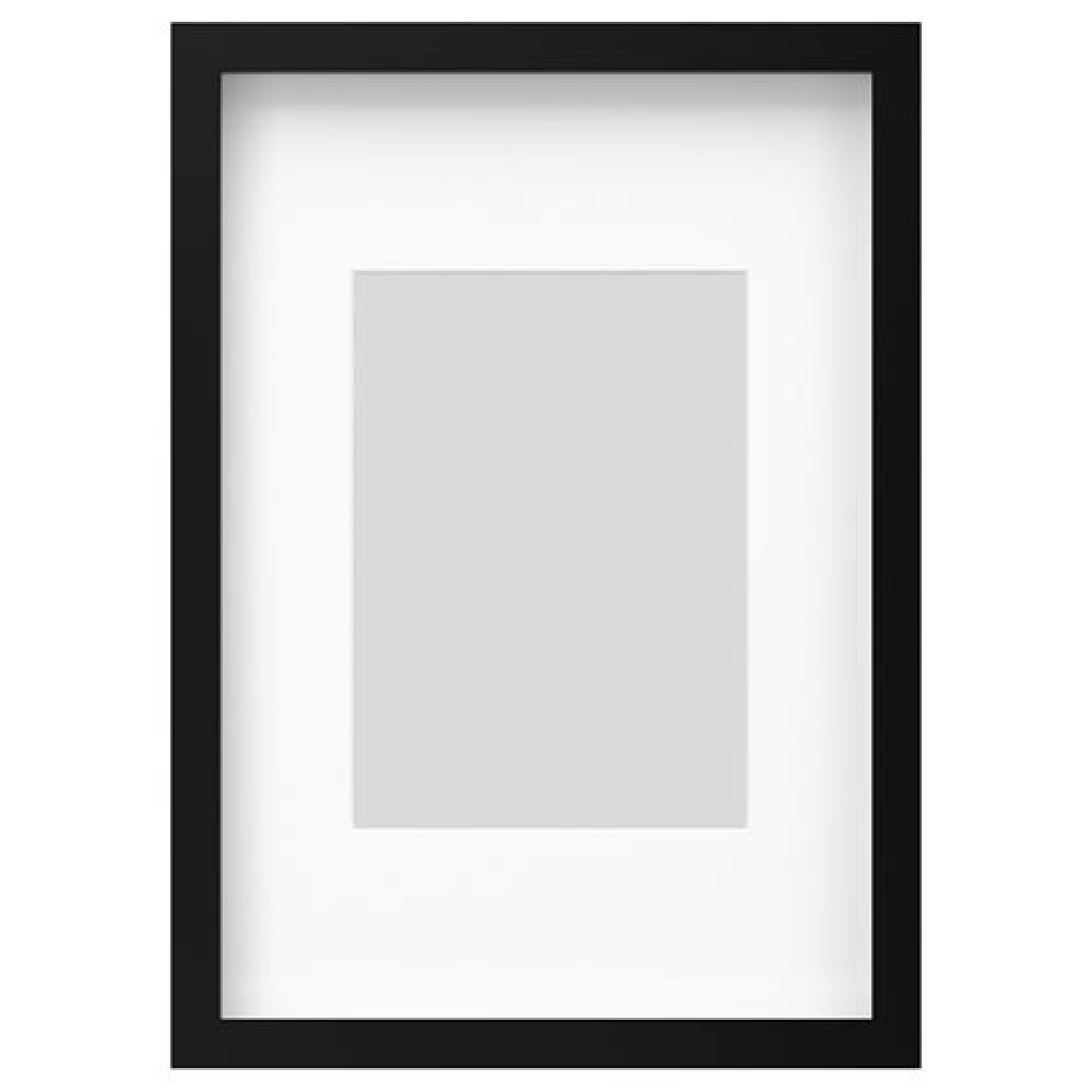 IKEA RÖDALM - siyah çerçeve, 21x30 cm (siyah)