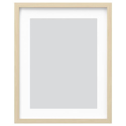 IKEA RÖDALM - ahşap çerçeve, 40x50 cm (huş görünümlü)
