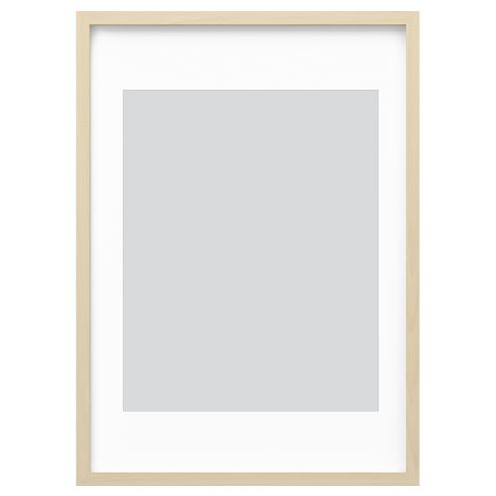 IKEA RÖDALM - ahşap çerçeve, 50x70 cm (huş görünümlü)