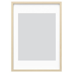 IKEA RÖDALM - ahşap çerçeve, 50x70 cm (huş görünümlü)