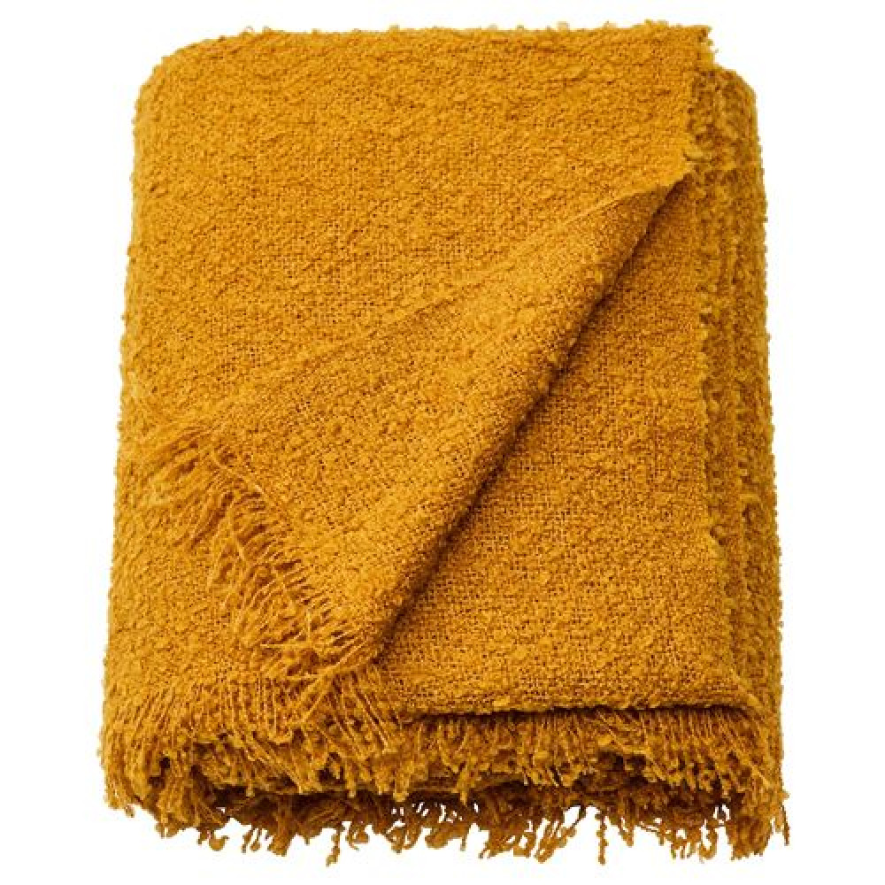 IKEA SANDBRODD - örtü, 130x170 cm (koyu sarı)