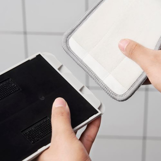 IKEA PEPPRIG - düz mop için mikrofiber bez, 12x37 cm (gri)