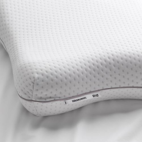 IKEA ISRANUNKEL - ergonomik yastık, 41x51 cm (beyaz)