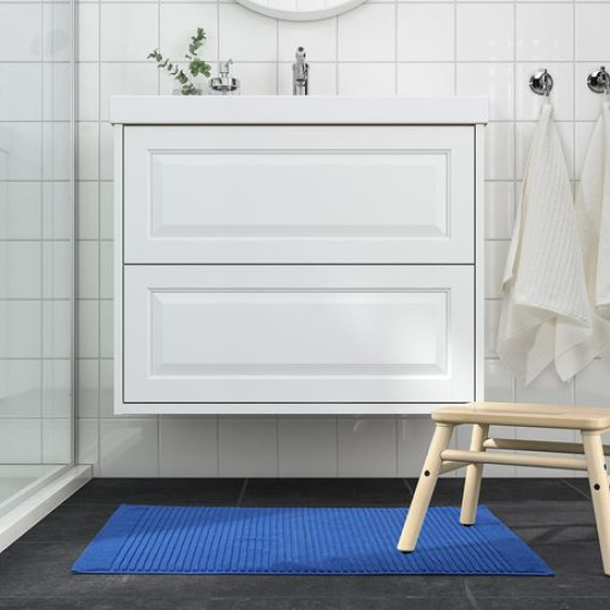 IKEA ALSTERN - banyo paspası, 50x80 cm (parlak mavi)