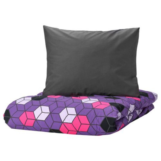 IKEA BLÅSKATA - çocuk nevresim takımı, 150x200/50x60 cm (çok renkli) çok renkli