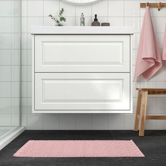 IKEA FJÄLLKATTFOT - banyo paspası, 50x80 cm (uçuk pembe)